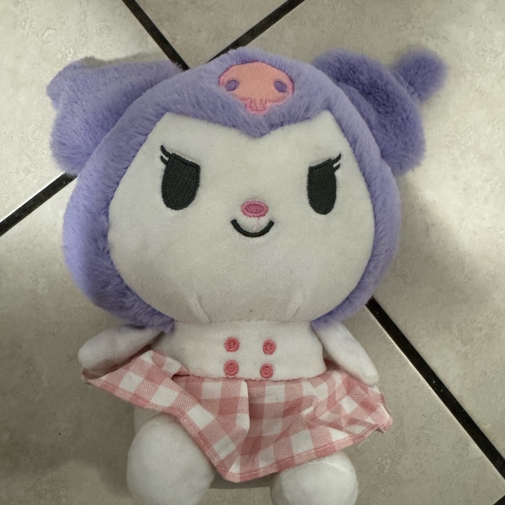 Purple and Pink Kuromi Plush Toy SANRIO stuffed animal